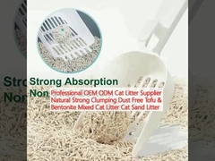 عرضه کننده حرفه ای OEM ODM Cat Litter Natural Strong Clumping Dust Free Tofu & Bentonite Mixed Cat Litter Cat Sand Litter تولید کننده مواد غذایی برای گربه