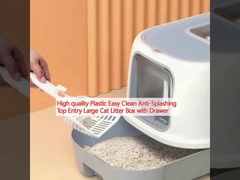 جعبه آشغال گربه بزرگ با کشو