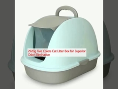2920g پنج رنگ جعبه آشغال گربه برای حذف بوی عالی