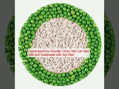 آشغال گربه های 1.5 میلی متری دوستدار محیط زیست با فیبر سویا