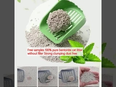 نمونه های رایگان 100٪ آشغال خالص بنتونیت بدون پرکننده بدون گرد و غبار قوی