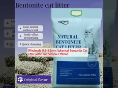 عمده فروشی 0.8-3.8mm گره ای Bentonite Cat Litter با نمونه رایگان ارائه شده است
