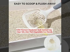 OEM Premium Deodorizer Multi Scented Easy Clean Tofu Litter Plant قابل تخریب سازگار با محیط زیست