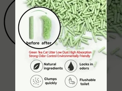 چای سبز گربه کثافات گرد و غبار کم جذب بالا کنترل بوی قوی سازگار با محیط زیست