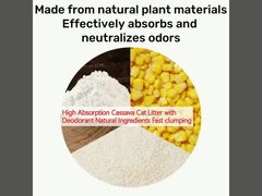 جذب بالا کاسوا آشغال گربه با مواد طبیعی ضد عطر