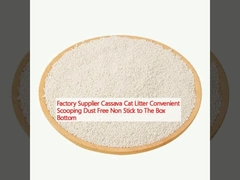 عرضه کننده کارخانه کاساوا آشغال گربه آسان پاک کردن گرد و غبار آزاد بدون چسبیدن به کف جعبه