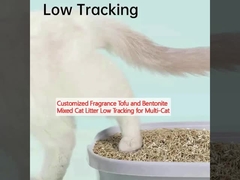 توابع فرنگی توفو و بنتونیت مخلوط برای گربه ها