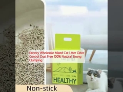 کارخانه عمده فروشی مخلوط گندم گربه کنترل بوی آزاد از گرد و غبار 100٪ طبیعی