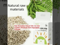 جذب بالا توفو طبیعی عرضه کنندگان کثافات گربه عمده فروشی گیاه قابل تجزیه قابل فلش