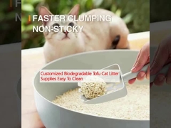 Customized Biodegradable Tofu Cat Litter Supplies Easy To Clean