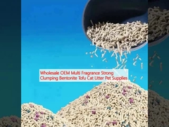 عمده فروش OEM Multi Fragrance Strong Clumping Bentonite Tofu لوازم جانوری گربه ها