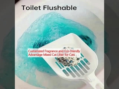 عطر سفارشی و مزیت سازگار با محیط زیست، آشغال گربه های مخلوط برای گربه ها