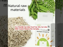 آشغال گربه های دوستدار محیط زیست بدون گرد و غبار آشغال گربه های توفو با طعم های سفارشی نمونه های رایگان