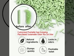 آشغال گربه های سبز سبز مبتنی بر گیاه