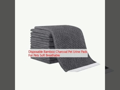 Disposable Bamboo Charcoal Pet Urine Pads For Pets Soft Breathable
