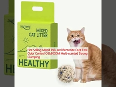 فروش داغ مخلوط توفو و گرد و غبار بنتونیت بدون کنترل بوی OEM/ODM