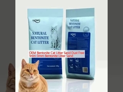 OEM بنتونیت Cat Litter Sand بدون گرد و غبار 1mm-3mm بنتونیت Litter Sand